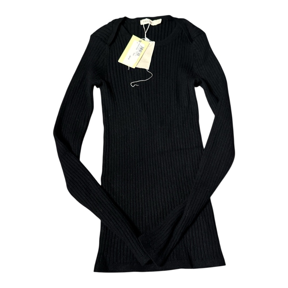Black Ribbed‎ Turtleneck Sweater